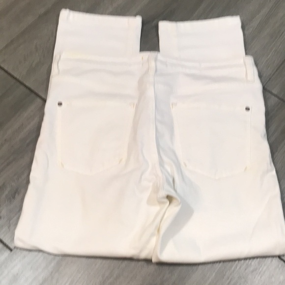 Anthropologie Pilcro and the Letterpresd White “Stet” Fit Straight Ankle Jeans - Picture 3 of 9